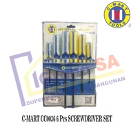 C-MART CC0036 6 Pcs SCREWDRIVER SET