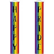Gay Pride Decoration Outdoor Happy Pride Porch Banner LGBT Pride Day Pride Month Pride Prom Rainbow 