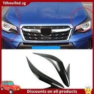 [In Stock]for Subaru Forester 2013-2018 Carbon Fiber Car Sticker Front Headlights Eyebrow Eyelid Tri