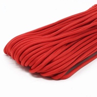 Richbond (TIGER) Paracord 【Red】 5m Diameter 4mm 7 strands Single color Pack with convenient zipper C