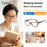 Cyxus Reading Glasses Women cateye style 老花眼鏡cermin mata membaca Magnification (+1.0- +3.0)2092