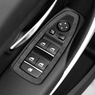 For BMW F30 F34 Car Window Switch Control Panel Frame Trim Sticker Made of Alcantara Car Interior Tu