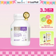 Viên uống tăng chiều cao cho bé Bioisland Lysine Step Up For Youth 60 viên của Úc cho trẻ từ 6 tuổi