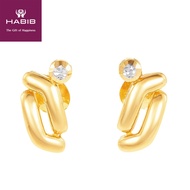 HABIB 916/22K Yellow and White Gold Earring E64590521