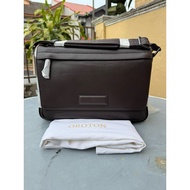 💯OROTON ETHAN PEBBLE 13" SATCHEL
