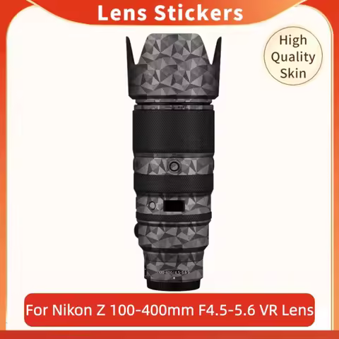 Decal Skin for Nikkor Z 100-400 Lens Decal Skin 100400 Wrap Cover for Nikon Z 100-400mm F4.5-5.6 VR 