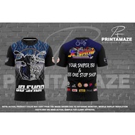 CUSTOMIZED JB SHOP MOTORCYCLE ACCESSORIES T-SHIRT