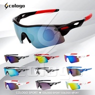 【Cologo】 UV400 Cycling Sunglasses Bike Shades Sunglass Outdoor Bicycle Glasses Goggles ABC
