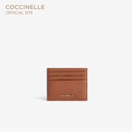 COCCINELLE กระเป๋าใส่บัตรผู้หญิง รุ่น METALLIC DOCUMENT HOLDER 129501 สี COGNAC