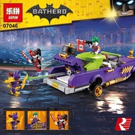 New lepin 07046 batman Series The Joker Notorious Lowrider Model Building Block Compatible 70906 Sup