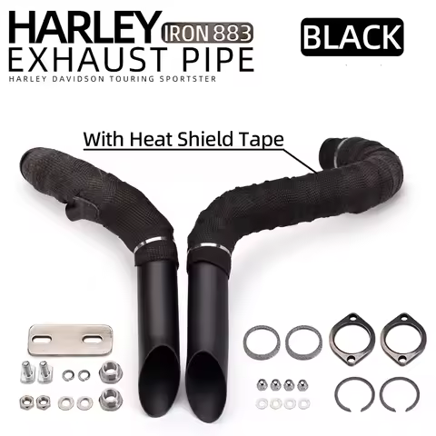 Exhaust Motorcycle Escape Sportster Motorcycle Exhaust XL883 Elbow Bike For Softail Sportster 883 12