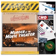 [SG STOCK]Murder at The Movie Theater Unsolved murder mystery game Cold Case Files Investigation Det