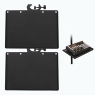 2 PcsUniversal Microphone Stand Tray, Adjustable Clamp-On Rack Tray Holder Mic Rack Stand Tray for M