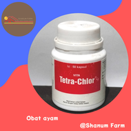tetra chlor Vita vitamin ayam isi 50tablet