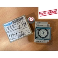 HAGER EHN111 HAGER 3 MOD 24HRS TIME SWITCH W/POWER RESERVE