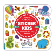 Book - Smart peel and stick stickers IQ - EQ - CQ - Sticker for kids book 4 (from 2 to 8 years old)
