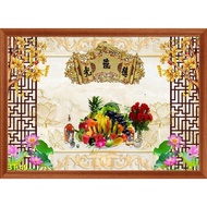 Altar painting, Duc Huu Vinh's Heirloom Ancestor (With peel-and-stick adhesive)