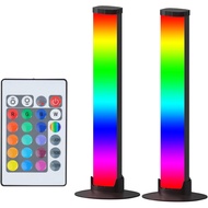Bar Lampu RGB, Bar Lampu LED Pintar untuk Bilik, Lampu Ambien dengan Penyelarasan Muzik Dinamik, Lam