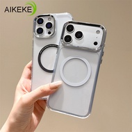 Magnetic Clear Phone Case For OPPO A60 A59 A58 A58X A57 A56S A56 A55 A55S A54 A53S A53 A52 A38 A36 A