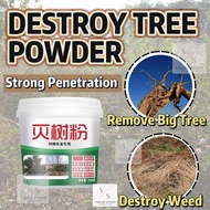 Tree-killing powder particles hinder trees and small bushes, special and efficient weed killer for a