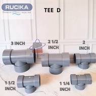 Pipe Connection Tee PVC D Short Large Size PVC Tee Short DRUCIKA | Large Pvc Pipe Tee