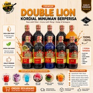 Double Lion Flavoured Concentrade / Bes Minuman Berperisa 495ML Hari Raya Kordial Thai Halal