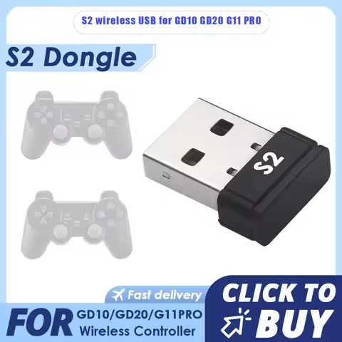 S2 USB dongle for GD10 4K Game Stick Game Stick for gamepad wireless receiver for For VAYAVA Ampown 