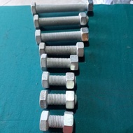 M20 steel bolts/bolts of all sizes from 4cm to 15cm [PRICE for 2 sets]