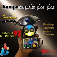 Lampu sepeda klap klip/lampu sepeda ontel depan/lampu sepeda led/lampu sepeda depan