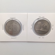 S1 50Sen Coin SE GoodConditions Malaysia Syiling Lama Coin Lama (CollectiblesOnly)
