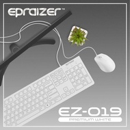 EZ 019 USB Keyboard & Mouse - WHITE