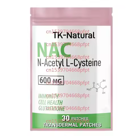 30 Patches N-Acetyl Cysteine Transdermal Patches NAC Anti Aging Antioxidant Liver and Lung Support, 