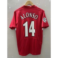 S-XXL        04-05 LF Home GERRARD ALONSO cashmere number Top Quality #L Retro Football Jersey custo