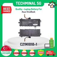 TECHMINAL - C21N1818-1 Battery Replacement for ASUS VivoBook 15 F512 X512 R564JA S512DK S512FA Series C21N1818-1 Battery