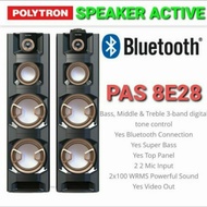 Speaker Active Aktif Bluetooth Polytron Pas8E28 / Pas 8E28 Khusus
