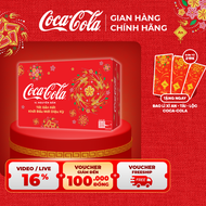 [SIÊU SALE TẾT] Thùng/Lốc 24 Lon Nước Ngọt Giải Khát Coca-Cola Vị Nguyên Bản Original 320m/Lon Sale 