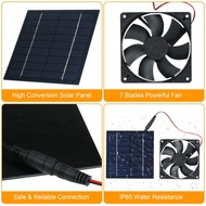 fangzi Solar Panel Powered Fan Mini Ventilator 5W 6V Exhaust Sunlight Operated/ IP65 Water Resistanc