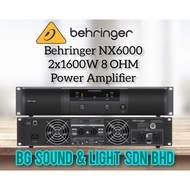 Behringer NX6000 Ultra-Lightweight 6000-Watt Class-D Power Amplifier with SmartSense Loudspeaker Imp