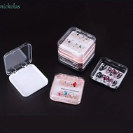 NICKOLAS Nails Storage Box, Mini Dust Proof Artificial Nail Display Organizer, Portable Transparent Space Saving Professional Nail Art Tool Travel
