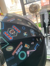 黑白奶茶長雨傘 限量版 特色設計 16骨雨傘 23吋