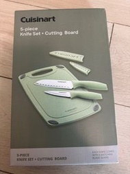 Cuisinart 5-piece Knife set + Cutting Board
