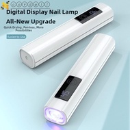 CORDELL Mini Nail Dryer Light, 45s Timer Efficient Curing LED Nail Lamp, Versatile Hand-held Digital