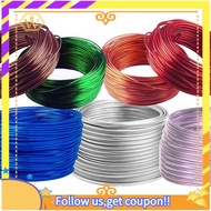 【W】7Rolls Jewelry Wire CraftWire Jewelry Making, 7Colors Each Color 67.2 FT Metal Wire Armature Bend