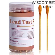 WISDOMEST1 30Pcs Lead Test Swabs, High-Sensitive Non-Toxic Lead Paint Test Kit, Dishes Instant Test Kit Home Use