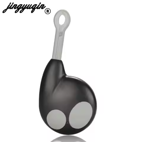 jingyuqin 2 Buttons NewRemote Shell for Toyota Cobra Alarm 7777 Car Remote Key FOB Case Black Replac