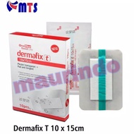 - Dermafix T Plaster 10x15 cm Transparent Waterproof Wound 10 X 15 cm 1 Pcs
