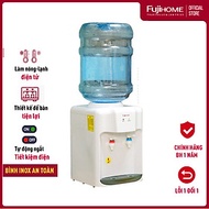 Cây nước nóng lạnh để bàn mini FUJIHOME, máy nước uống nóng lạnh mini tiết kiệm điện - Hàng chính hã
