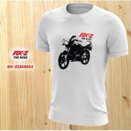 2024 fashion  Ready Stock! [ BAJU / T SHIRT LELAKI MOTOR YAMAHA RXZ ] - TShirt Ride / Sublimation / Jersey / Men Shirt / BLCKKRTL