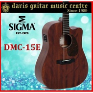 Sigma DMC-15E Electric Acoustic Guitar Dreadnought (2 Days Delivery)
