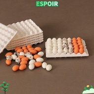 IESPOIRHA 1Set Cute Chicks Eggs, 4 Styles Mini Simulated Eggs, High Quality Family Eggs Miniature De